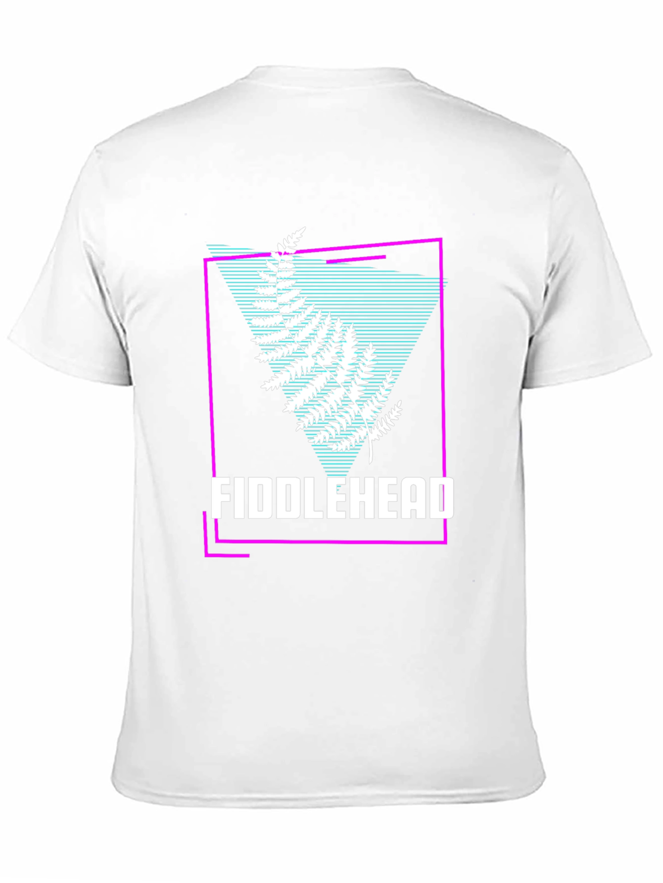 Fiddlehead Fern Graphic T-Shirt - Retro Design