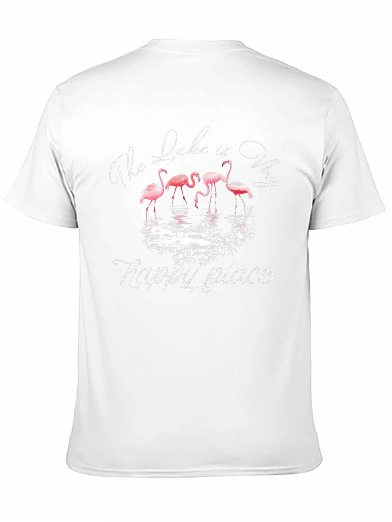 Flamingo Lake Graphic T-Shirt - Happy Place Tee