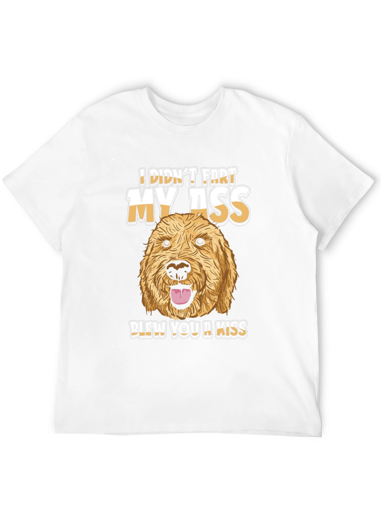 Dog Fart Kiss T-Shirt Funny Graphic Tee