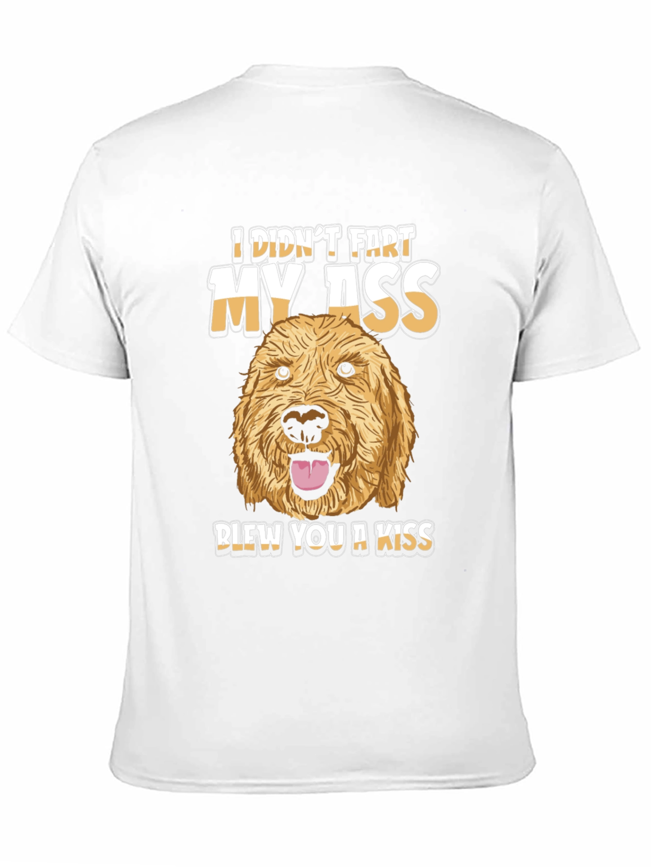 Dog Fart Kiss T-Shirt Funny Graphic Tee