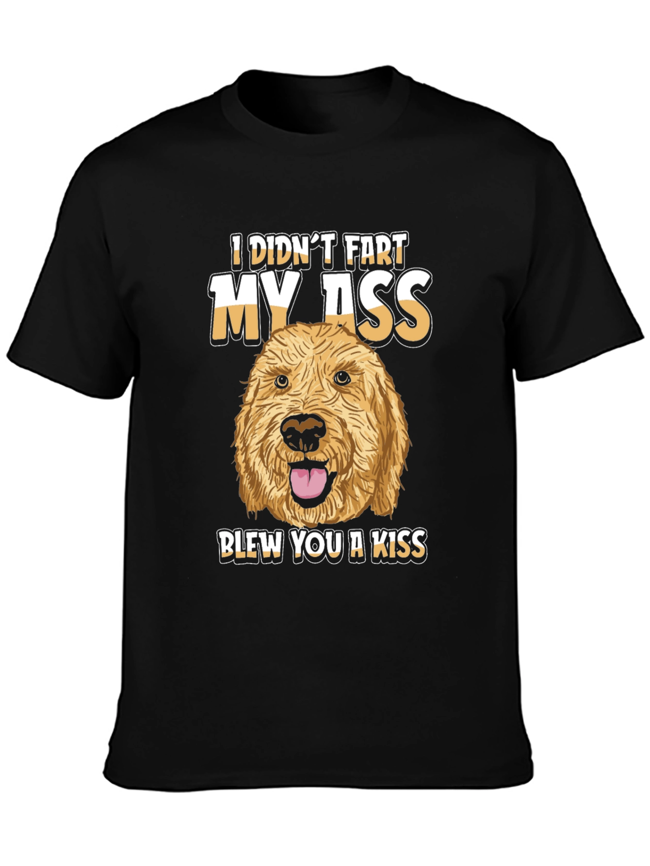 Dog Fart Kiss T-Shirt Funny Graphic Tee
