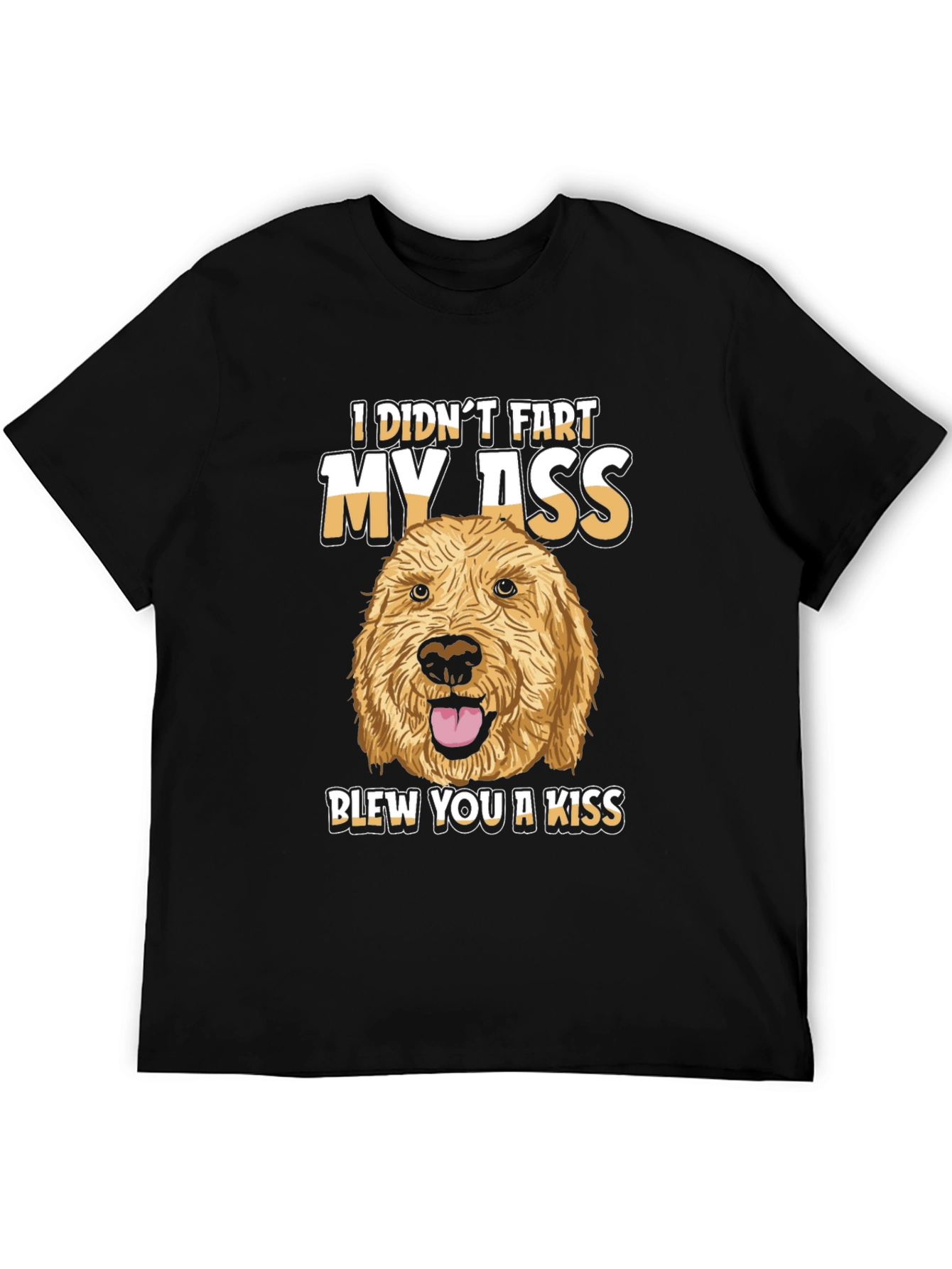 Dog Fart Kiss T-Shirt Funny Graphic Tee
