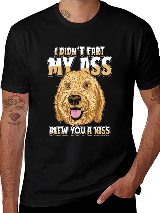 Dog Fart Kiss T-Shirt Funny Graphic Tee