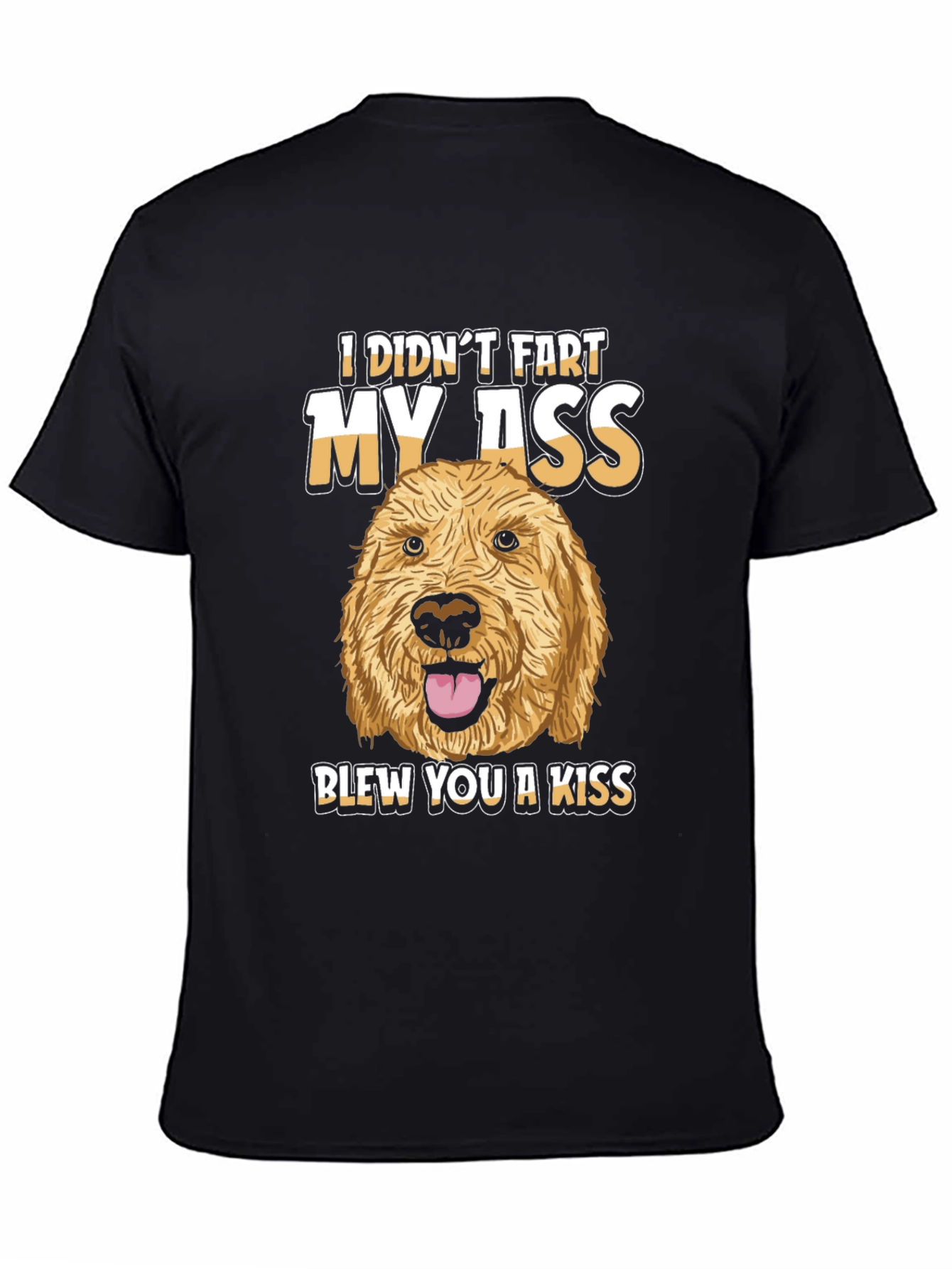 Dog Fart Kiss T-Shirt Funny Graphic Tee