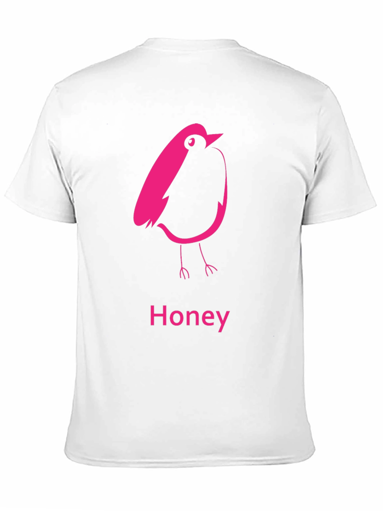 Honey Bird Graphic Tee - Black Cotton Comfort