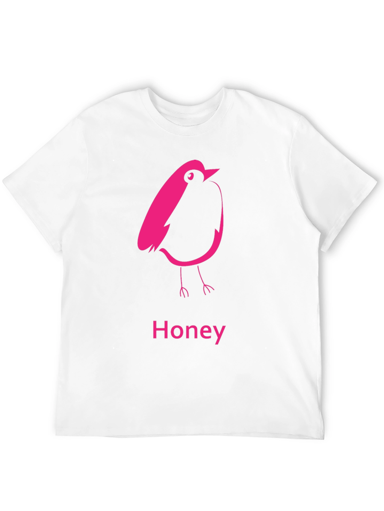 Honey Bird Graphic Tee - Black Cotton Comfort