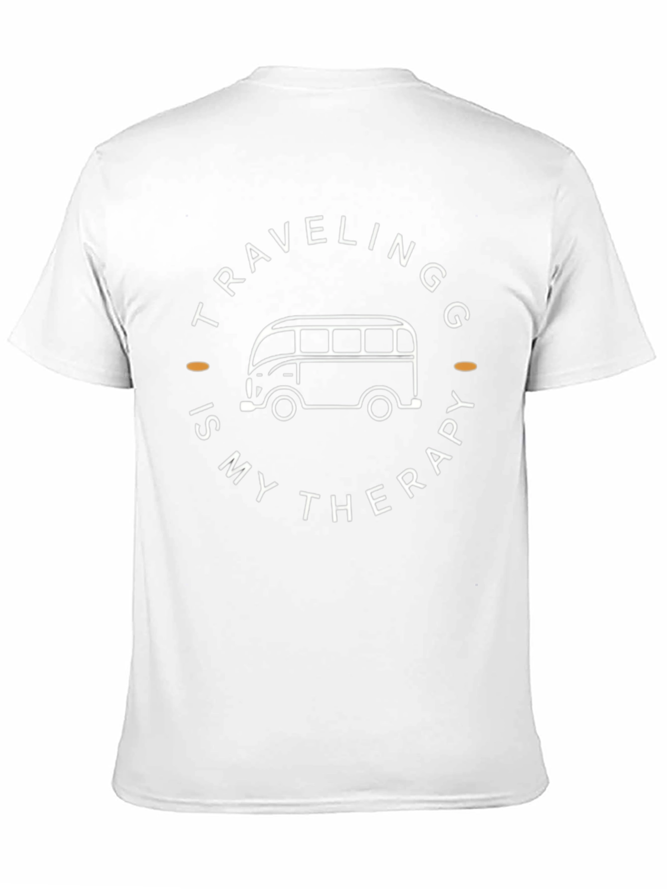 Travel Therapy Tee - Black Comfort Fit T-Shirt