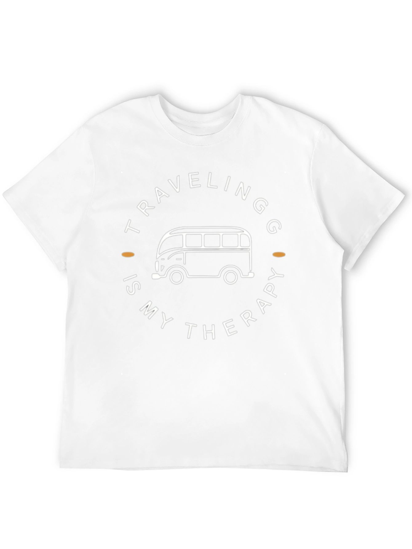 Travel Therapy Tee - Black Comfort Fit T-Shirt