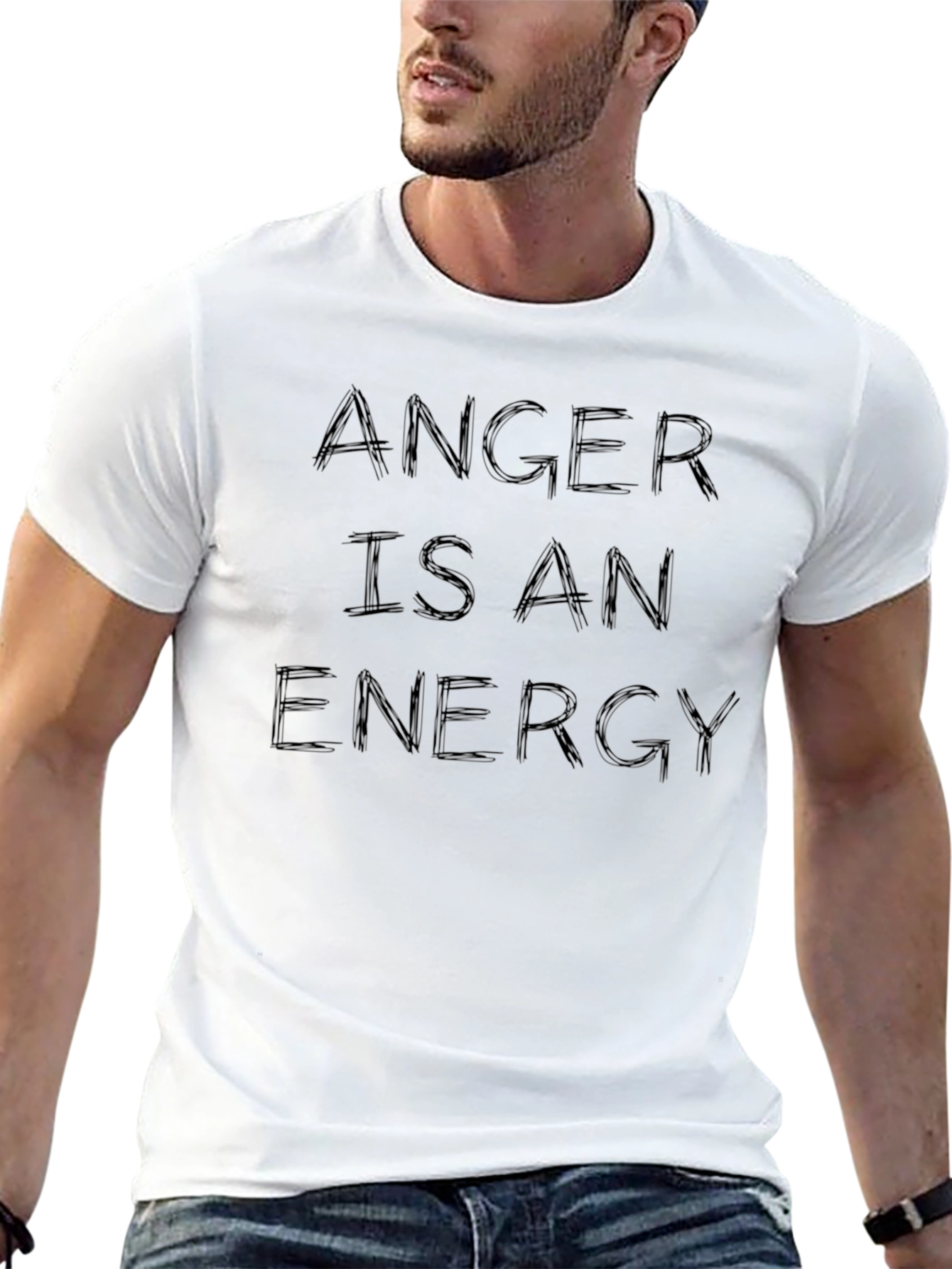 Anger is an Energy Graphic T-Shirt - Black