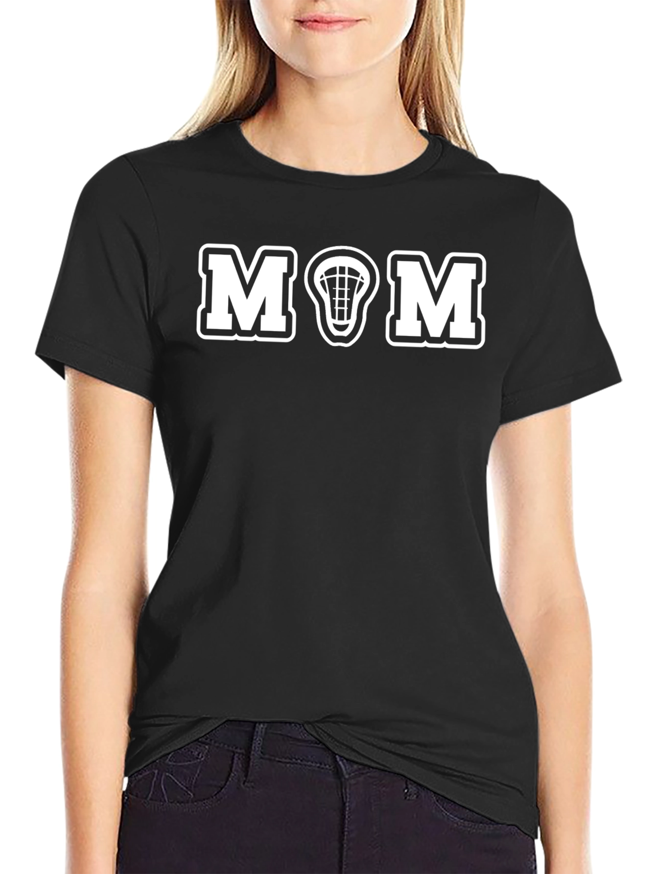 Lacrosse Mom Graphic Tee - Sports Fan Apparel