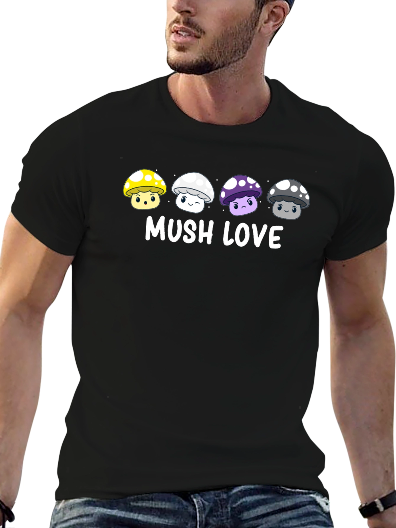 Mushroom Love Graphic T-Shirt