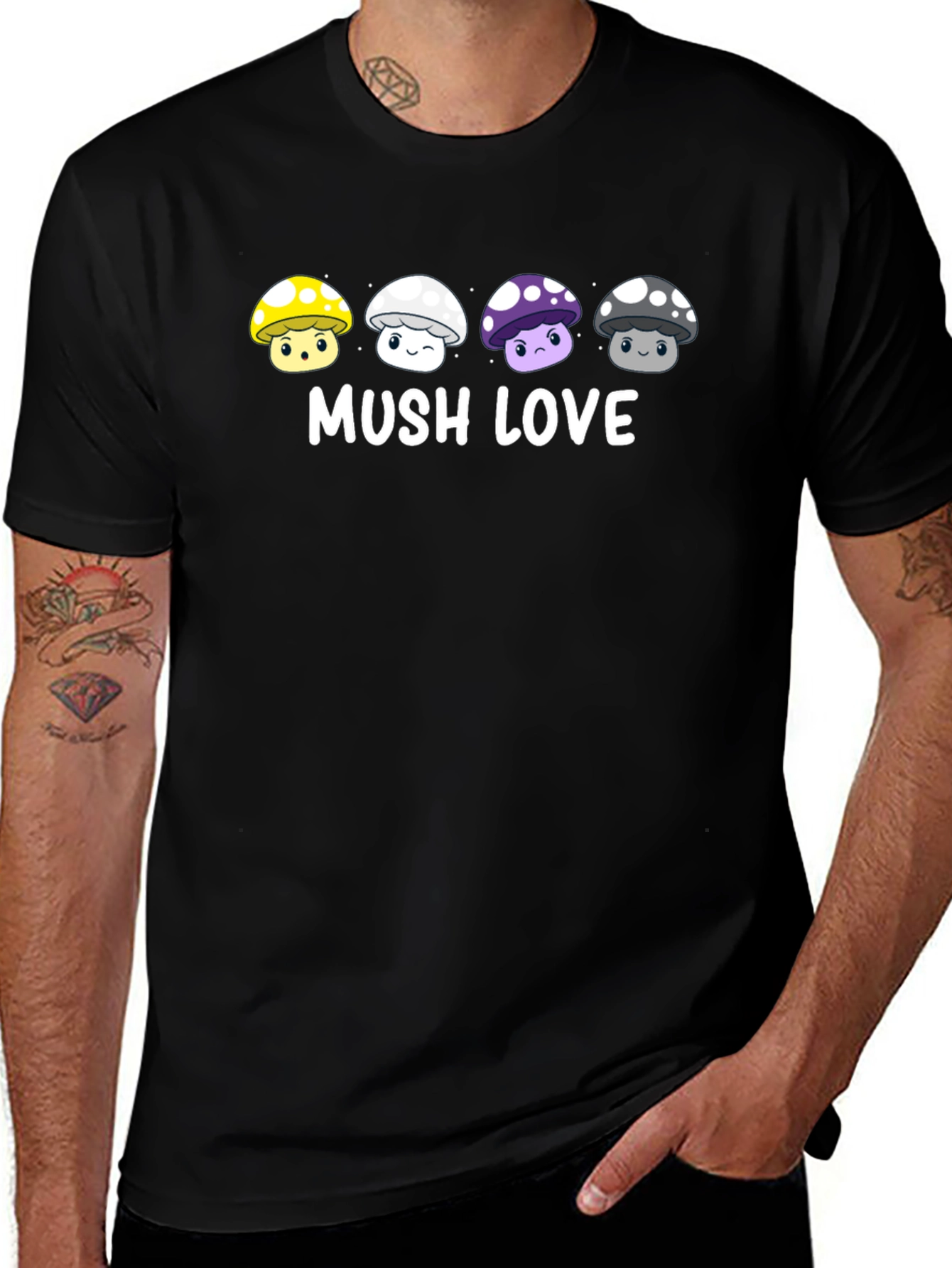 Mushroom Love Graphic T-Shirt