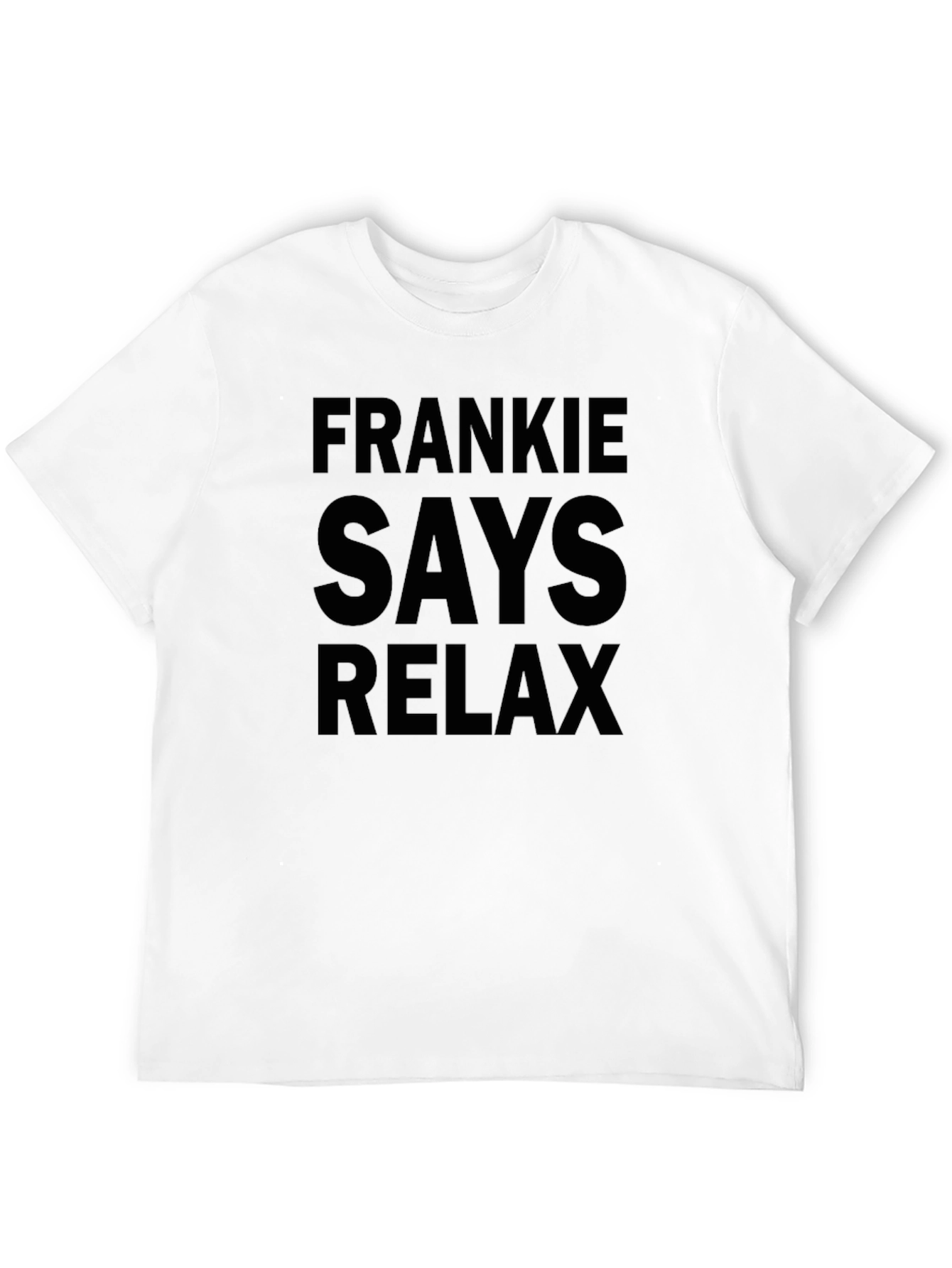Frankie Says Relax Black T-Shirt