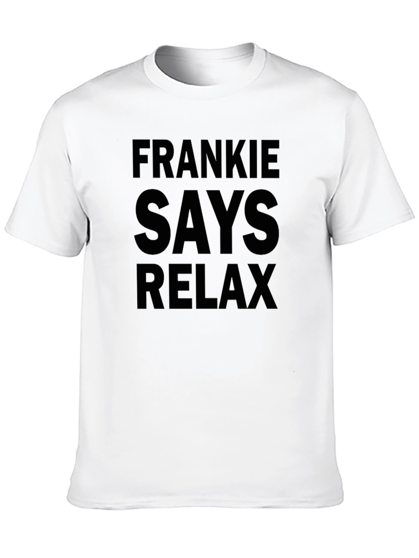 Frankie Says Relax Black T-Shirt