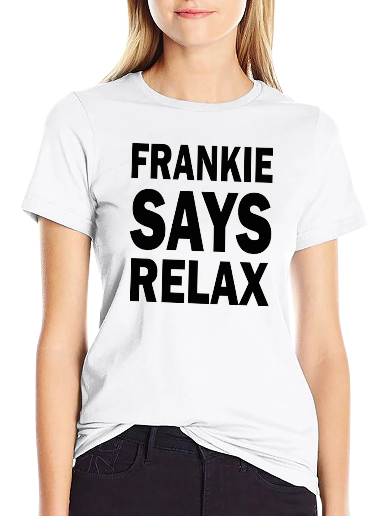 Frankie Says Relax Black T-Shirt