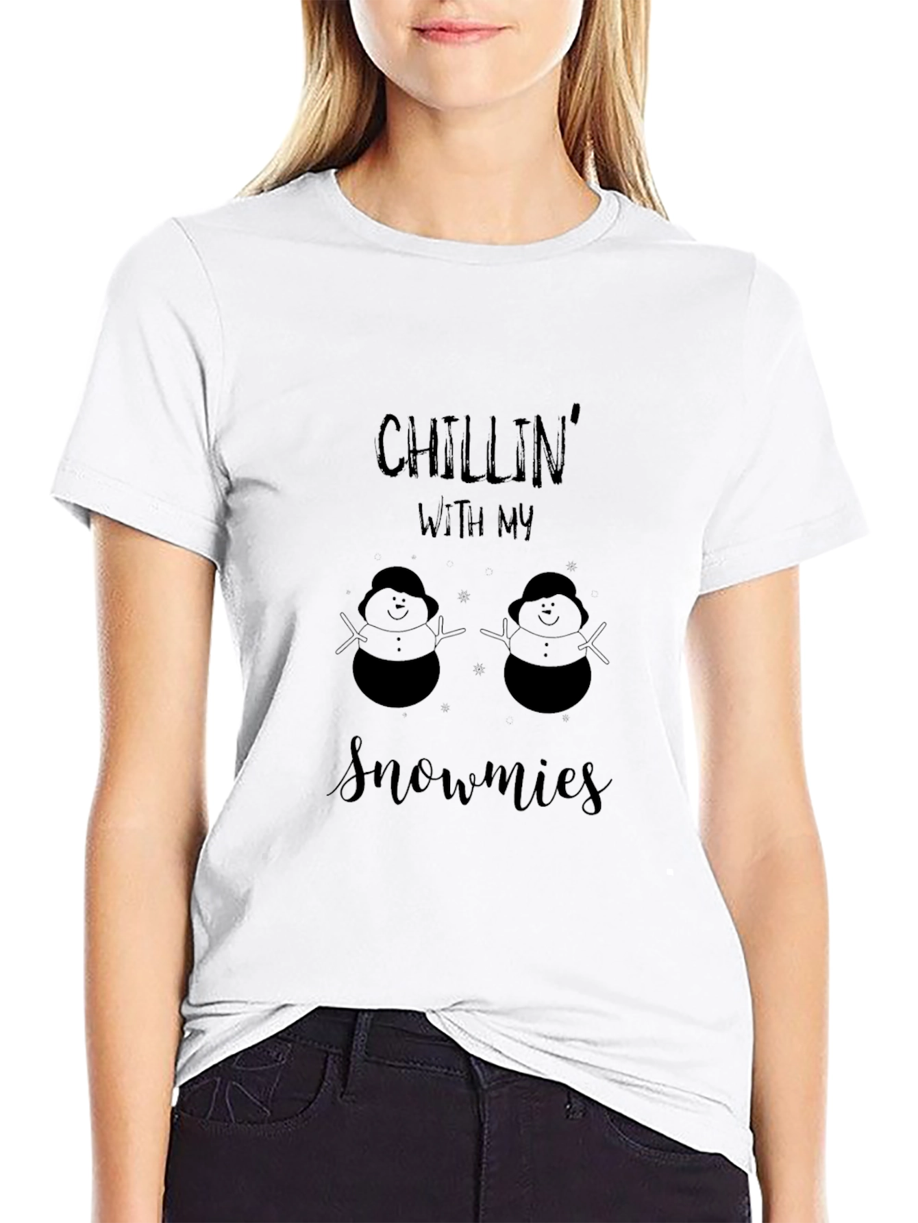 Chillin With My Snowmies Graphic Tee