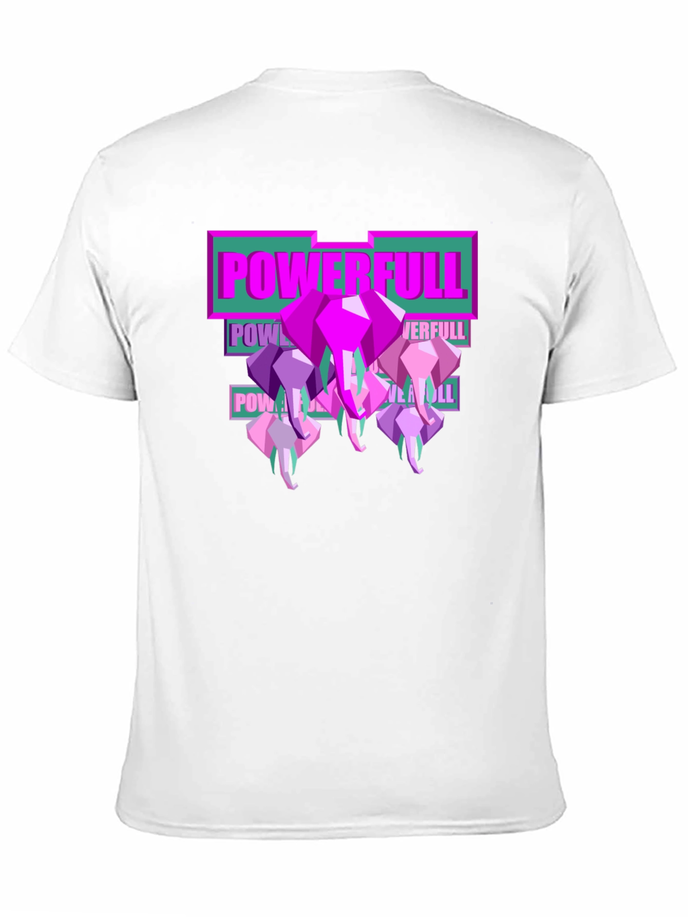 Powerful Elephant Graphic Tee - Stylish Mens T-Shirt