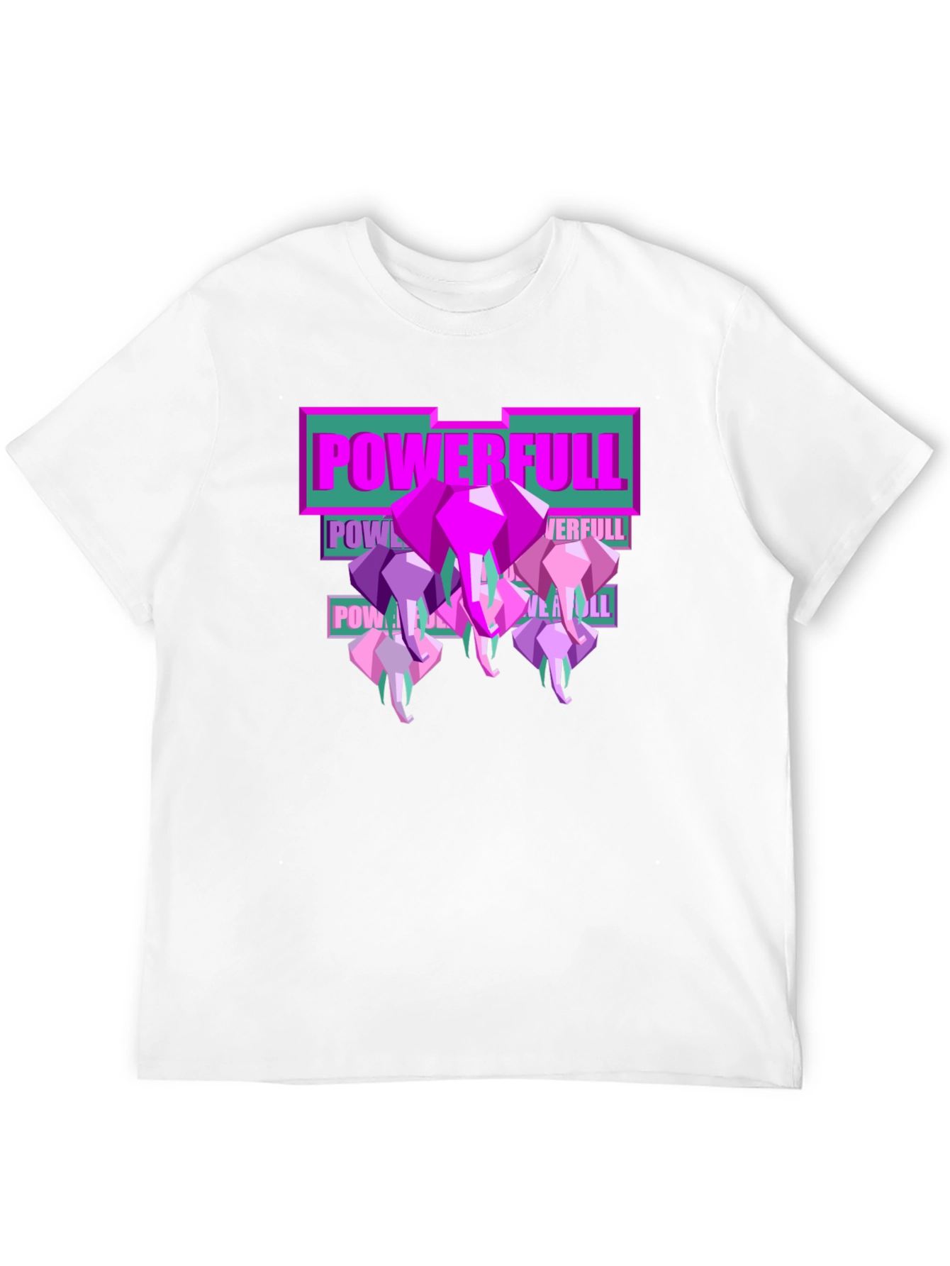 Powerful Elephant Graphic Tee - Stylish Mens T-Shirt