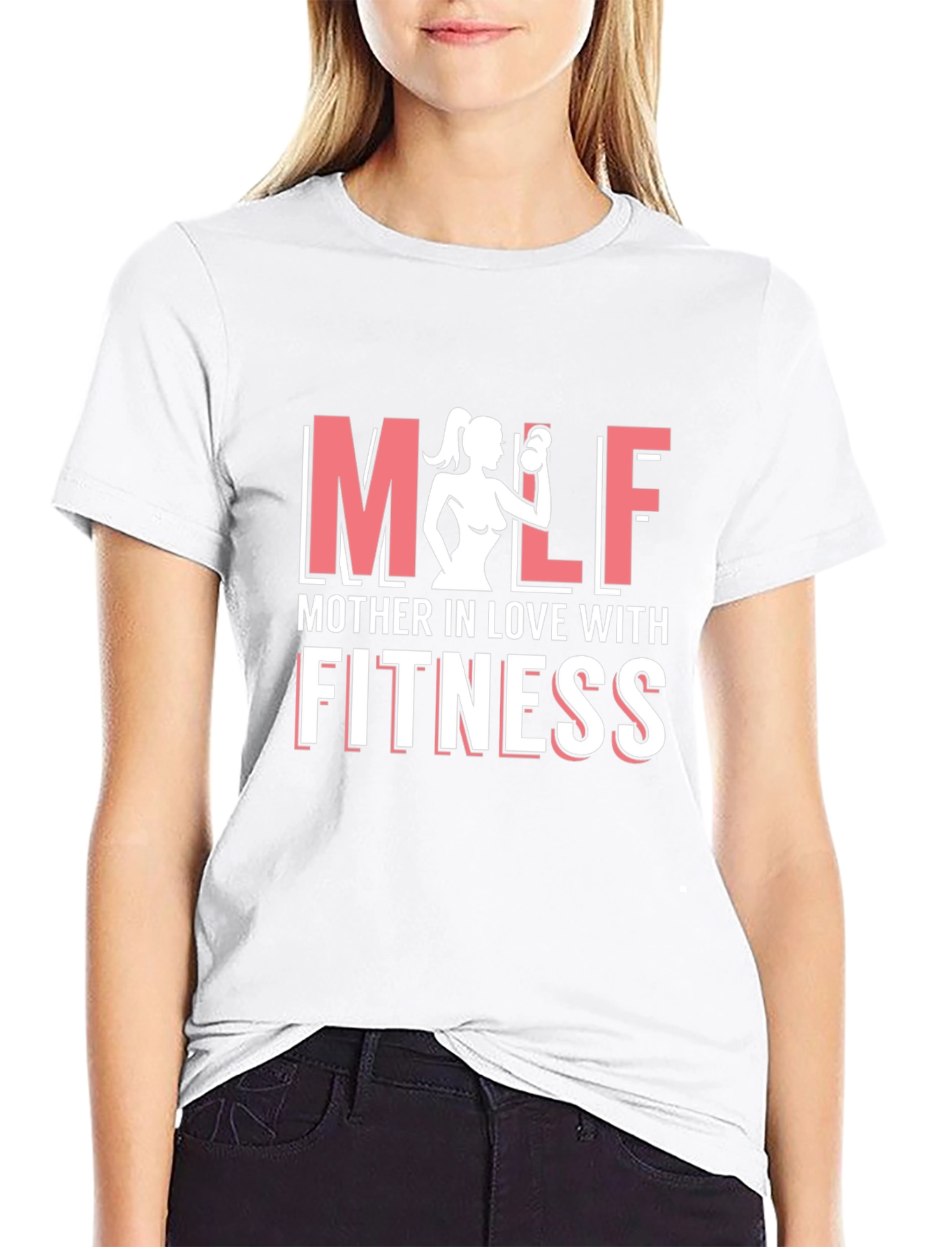 MILF Mother Fitness Black Graphic Tee