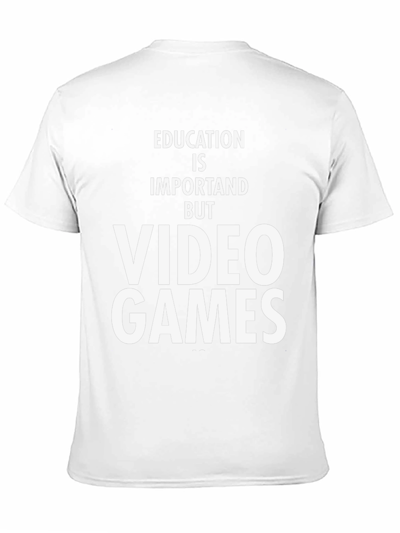 Education is Important But Video Games T-Shirt