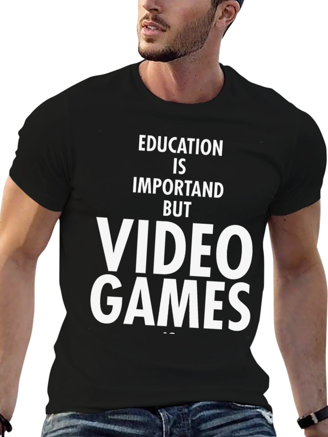 Education is Important But Video Games T-Shirt