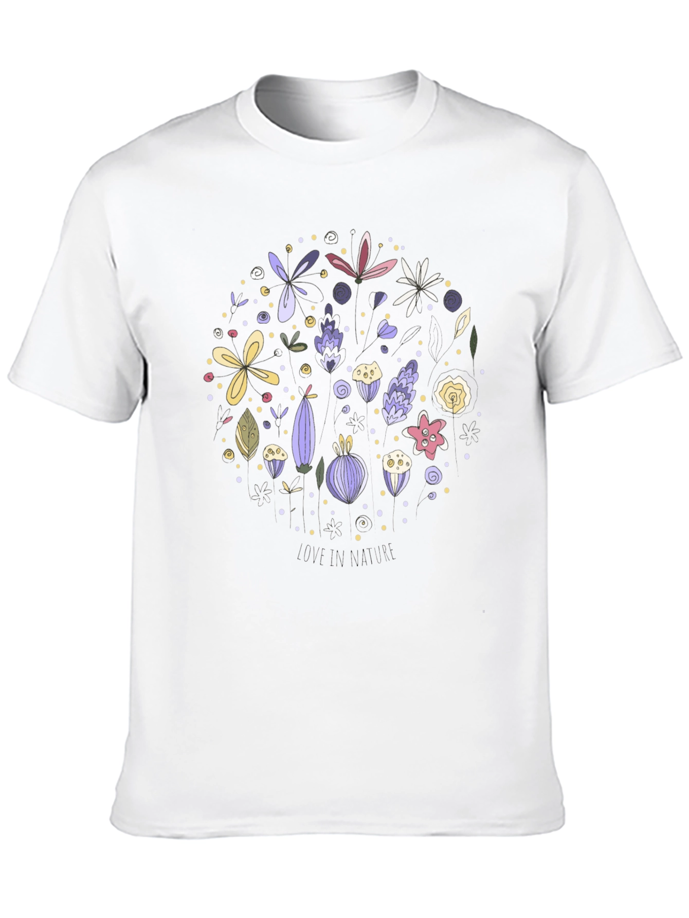 Nature Lover Black Cotton Tee