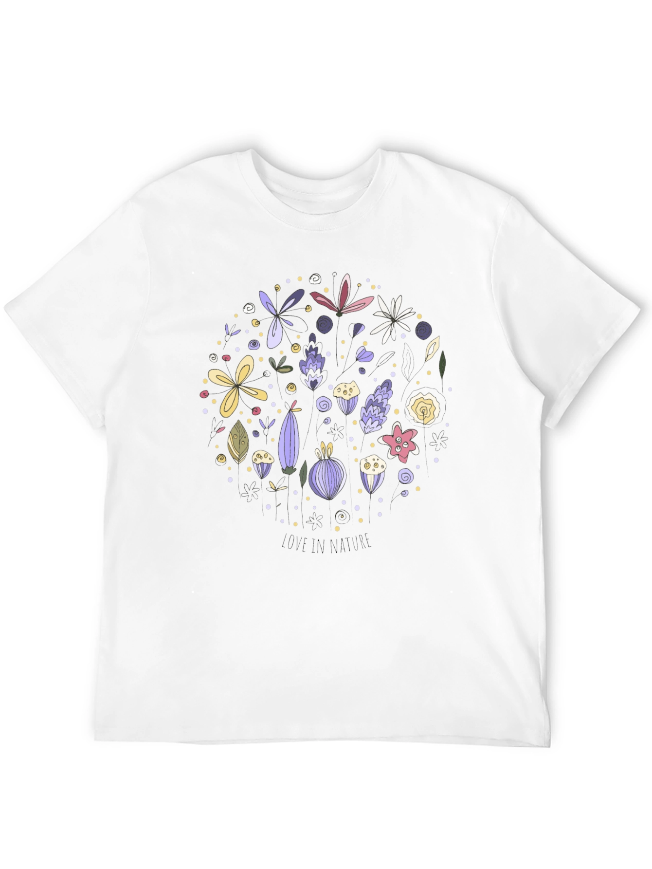 Nature Lover Black Cotton Tee