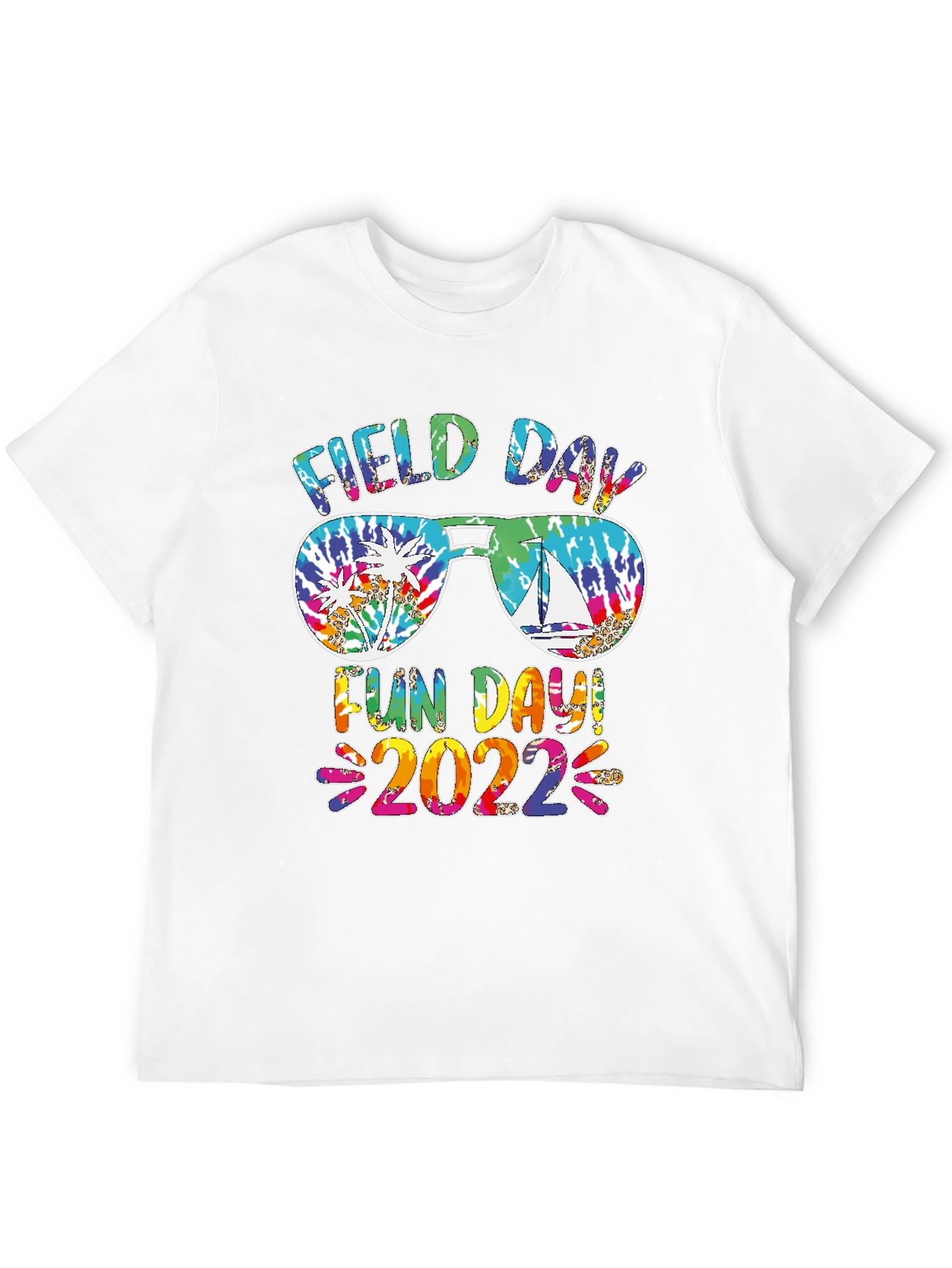 Field Day Fun Day 2022 Tie Dye T-Shirt