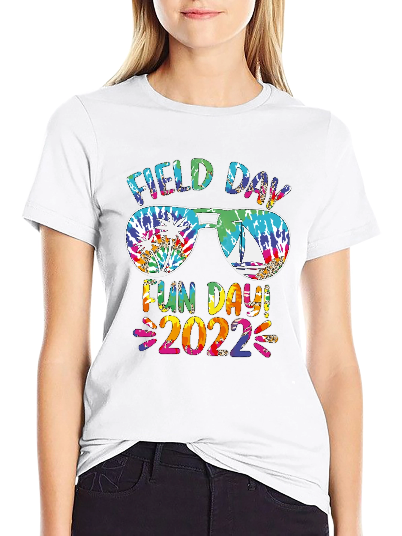 Field Day Fun Day 2022 Tie Dye T-Shirt