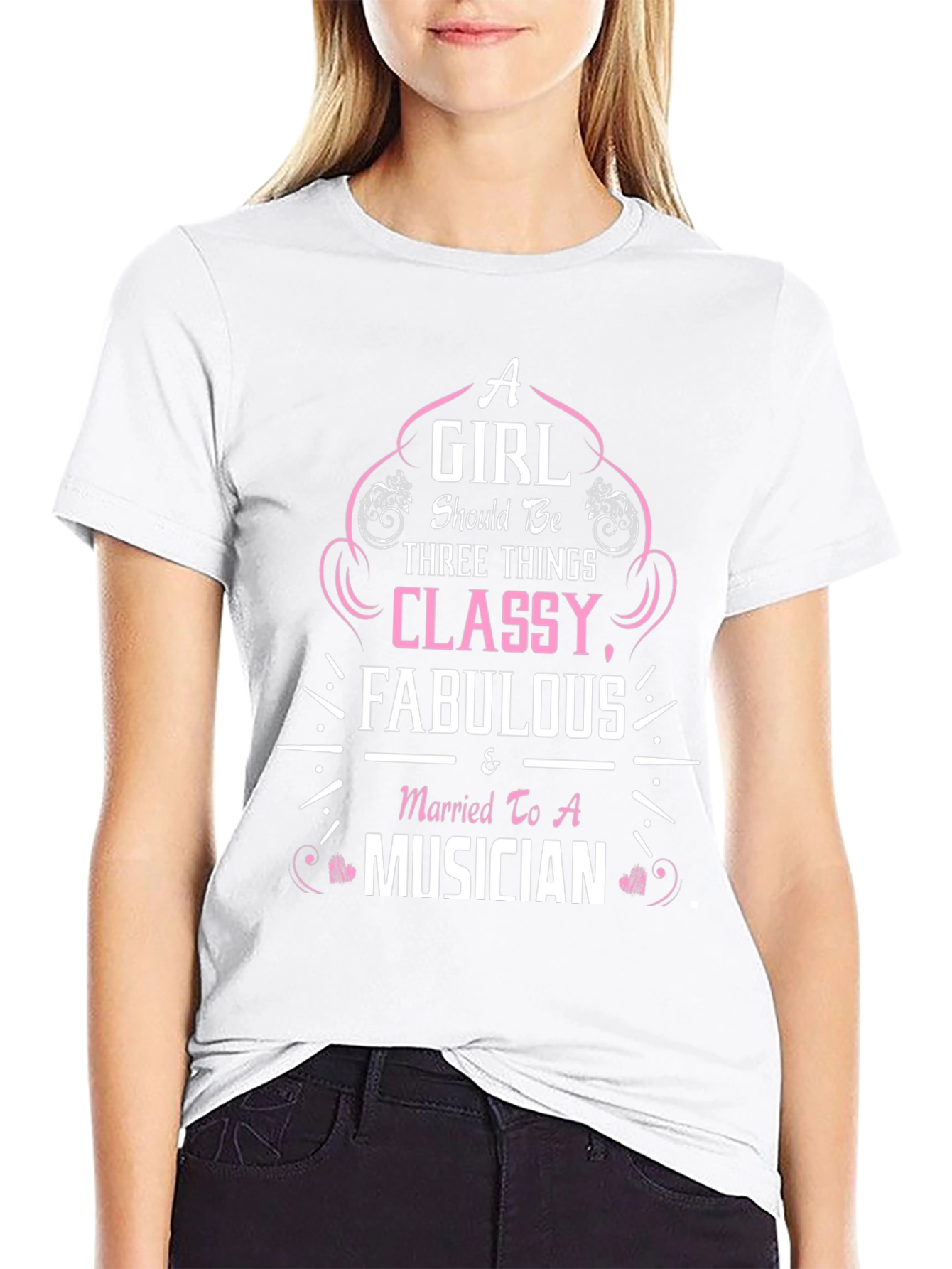 Classy Musician Wife Graphic Tee