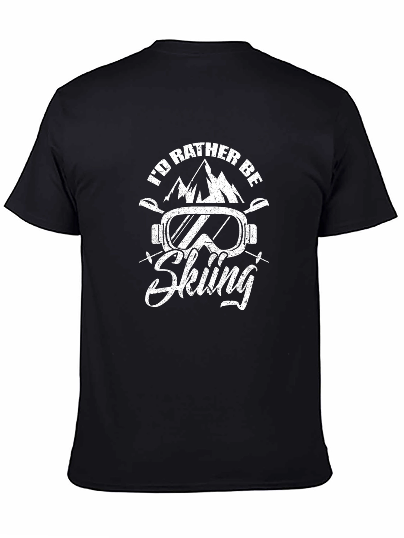 Id Rather Be Skiing Graphic T-Shirt