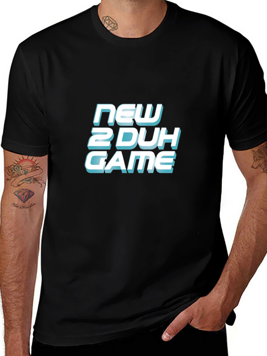New 2 Duh Game Black T-Shirt
