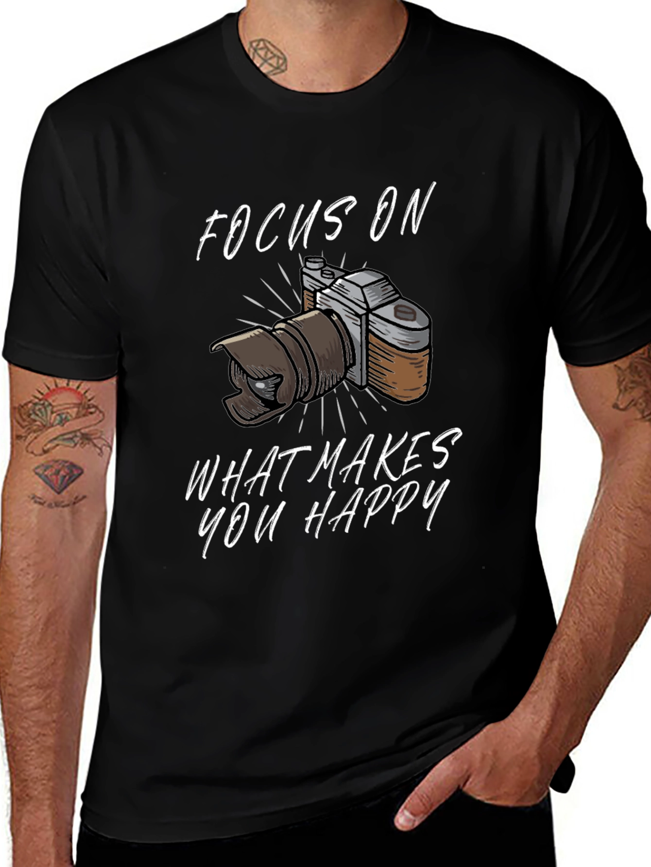 Focus On What Makes You Happy Graphic Tee