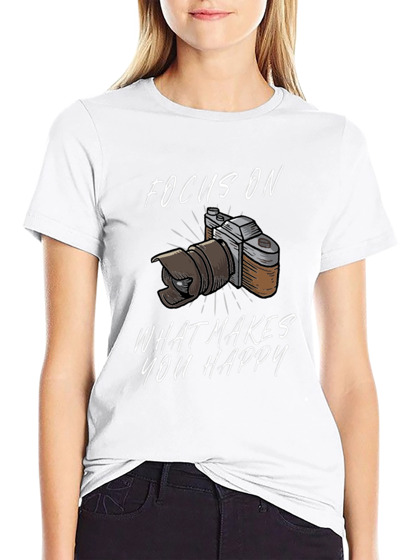Focus On What Makes You Happy Graphic Tee