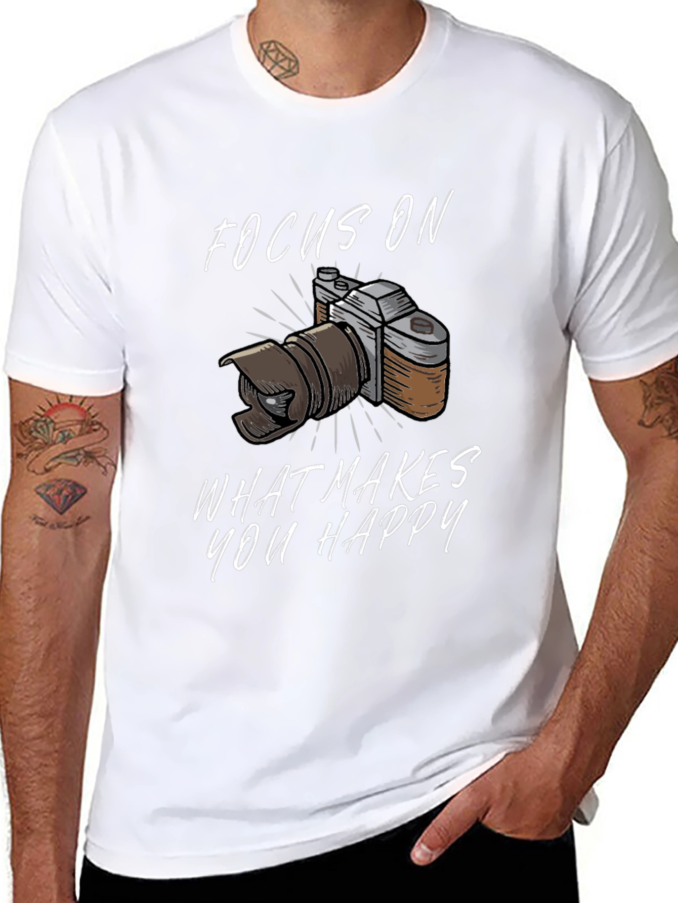 Focus On What Makes You Happy Graphic Tee