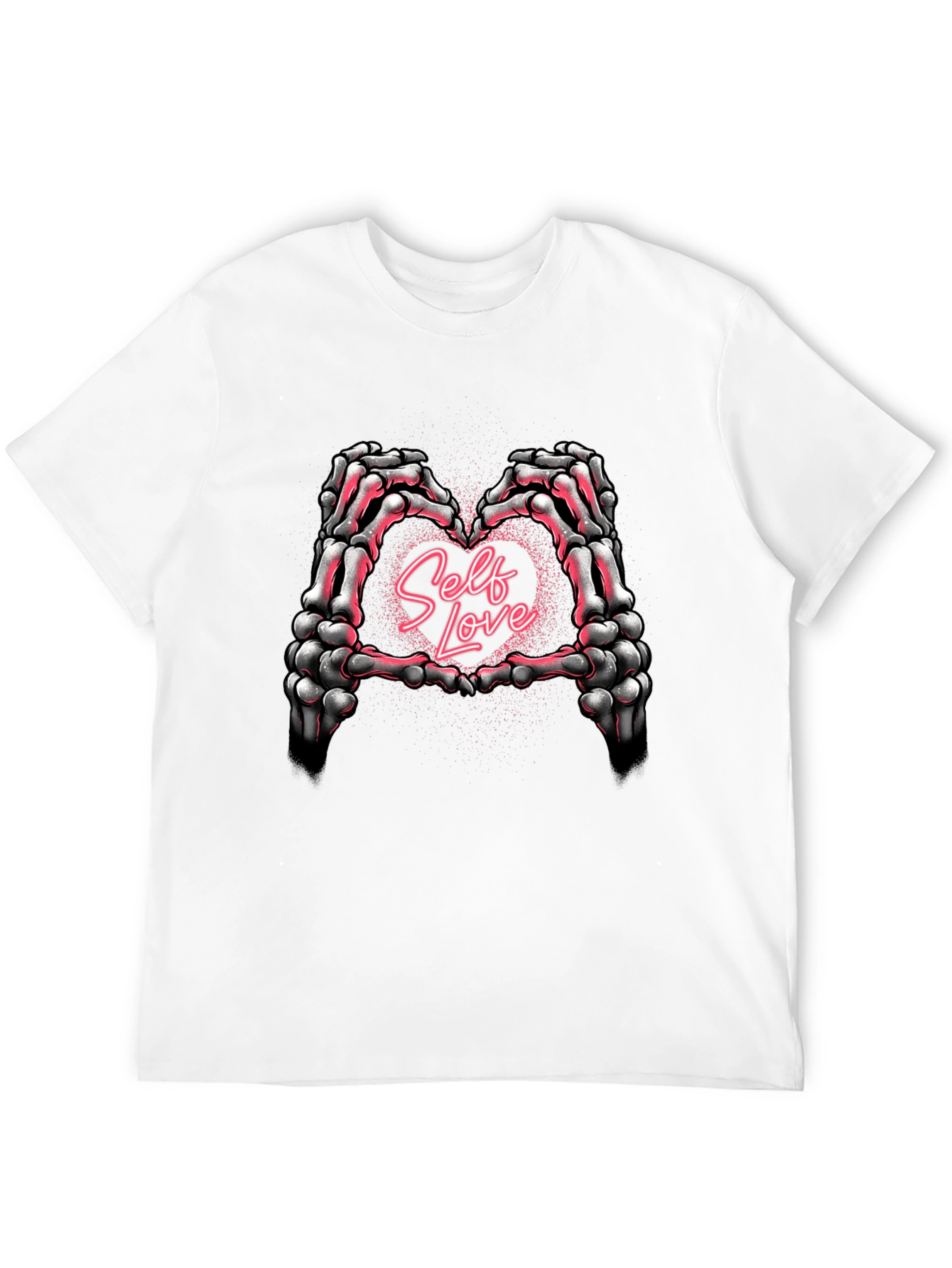 Self Love Skeleton Hands Heart T-Shirt