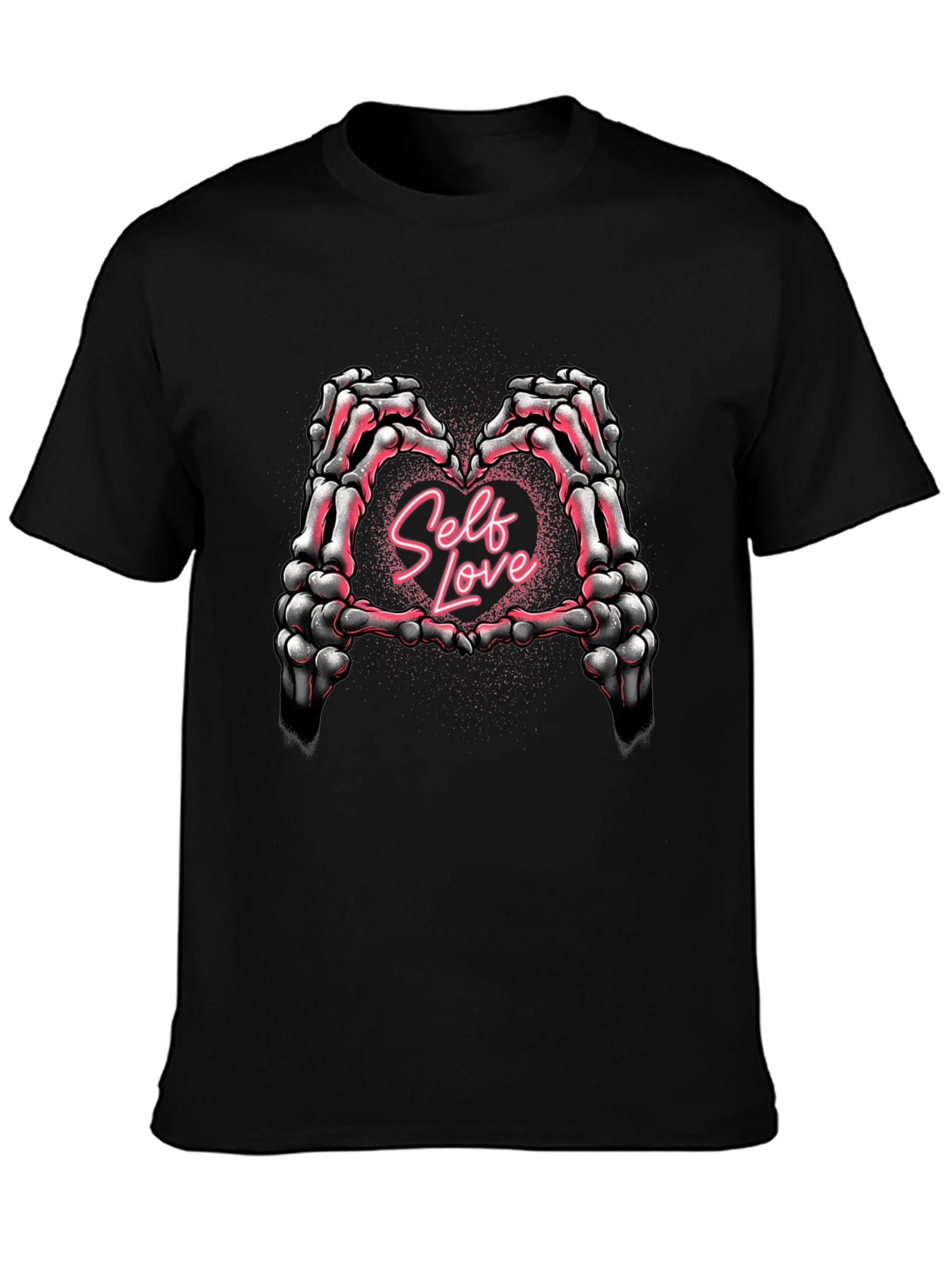 Self Love Skeleton Hands Heart T-Shirt