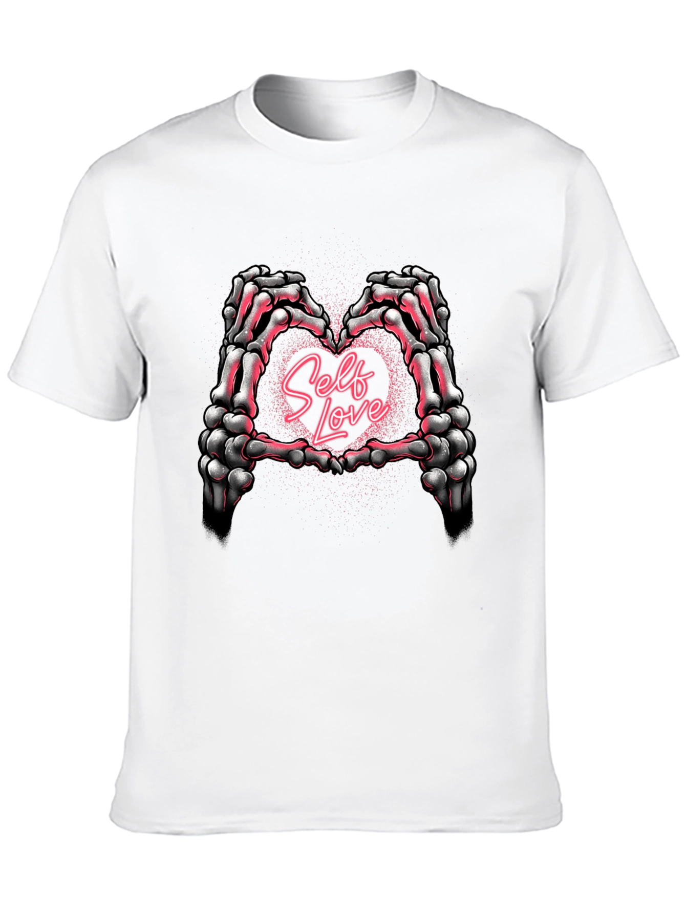 Self Love Skeleton Hands Heart T-Shirt