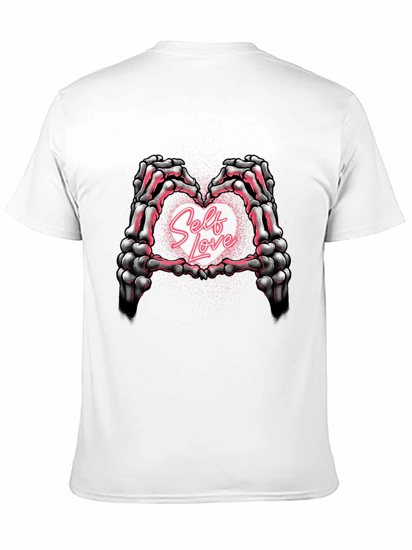 Self Love Skeleton Hands Heart T-Shirt