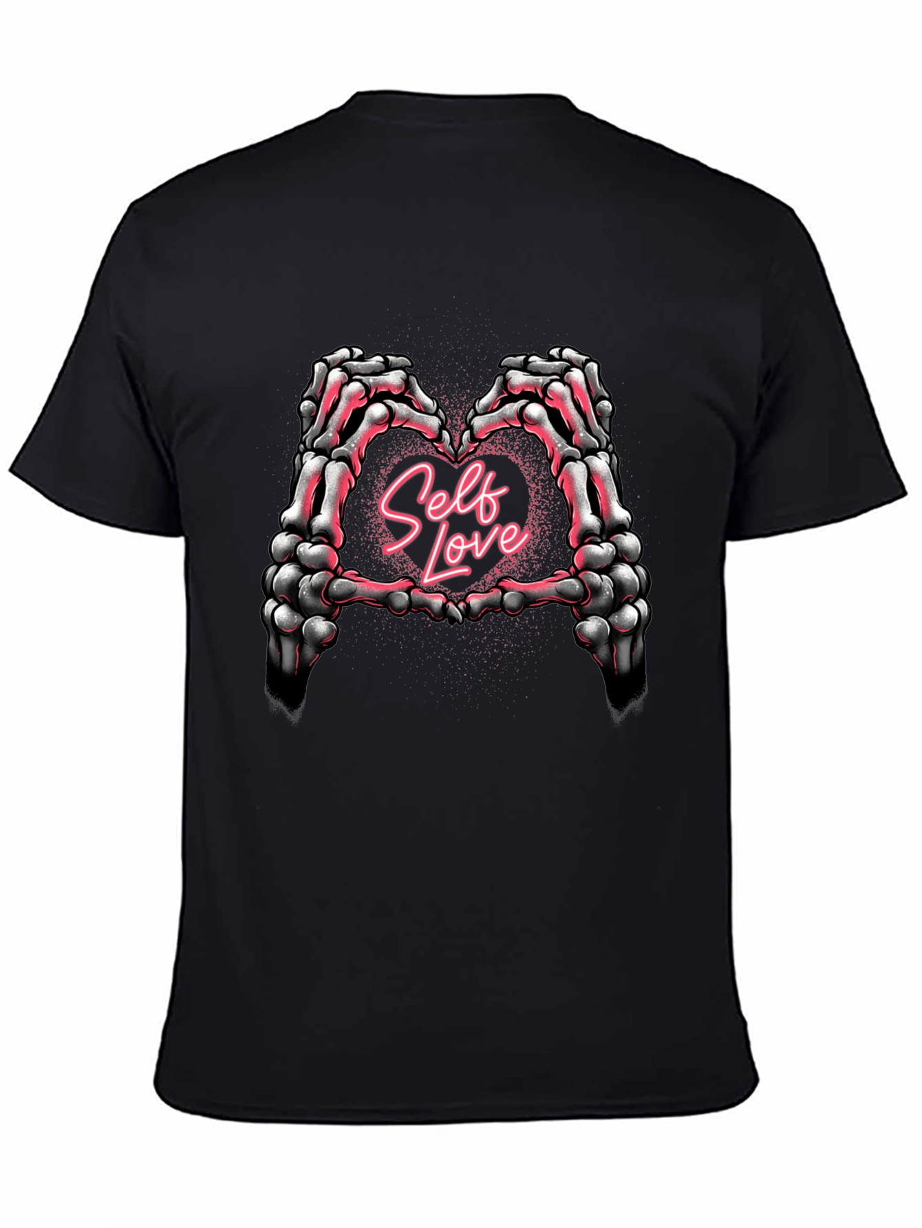 Self Love Skeleton Hands Heart T-Shirt