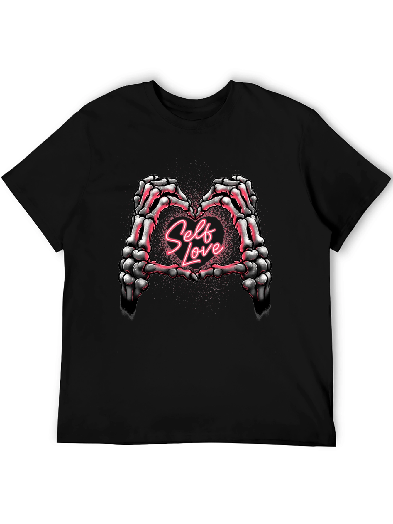 Self Love Skeleton Hands Heart T-Shirt