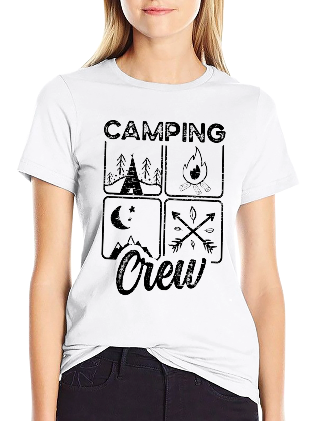 Camping Crew Graphic Tee