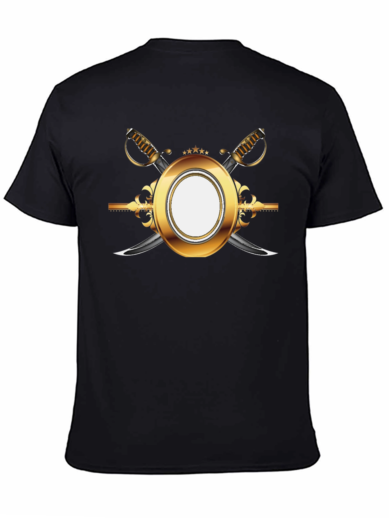 Gold Emblem Black T-Shirt