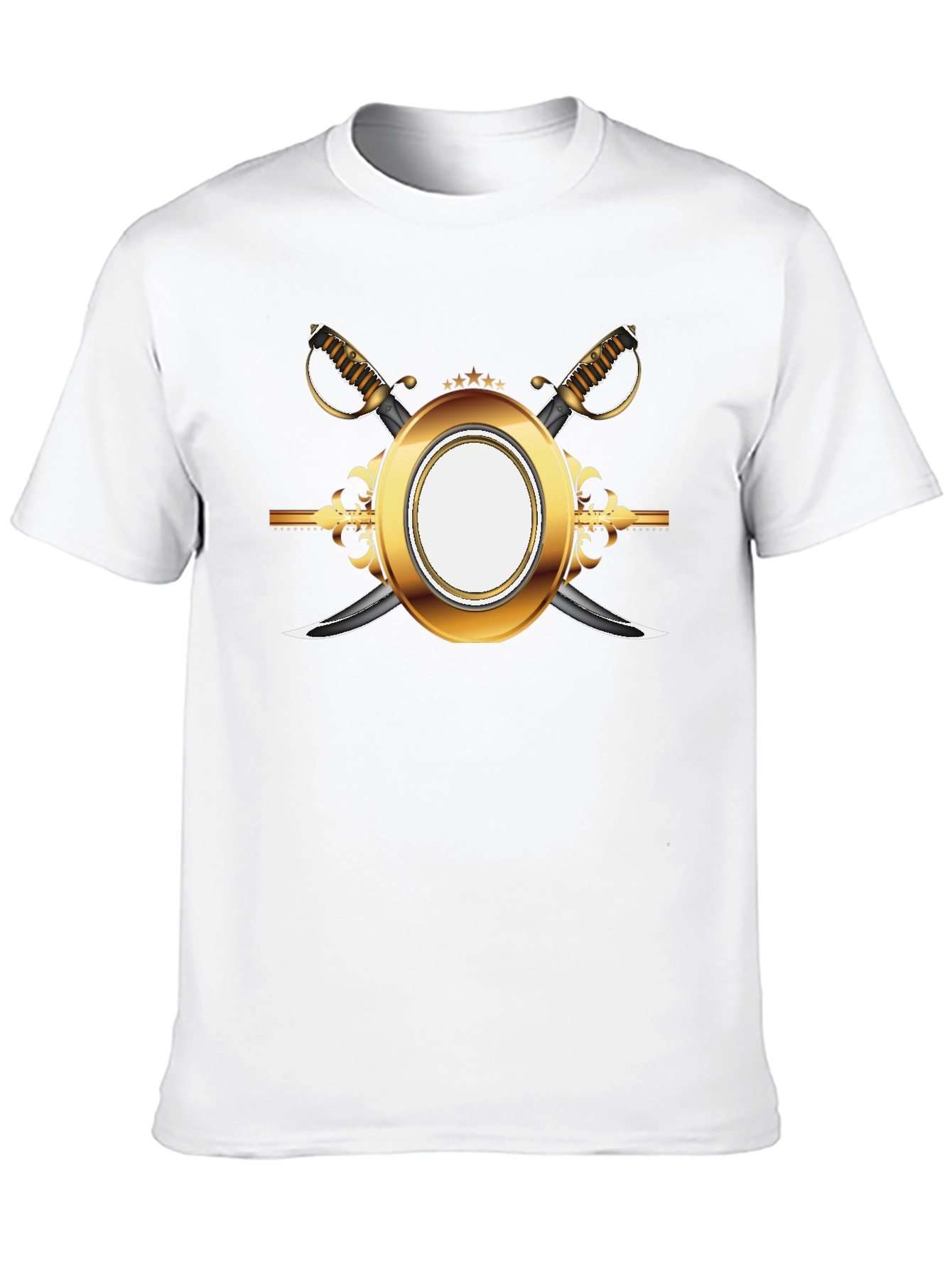 Gold Emblem Black T-Shirt