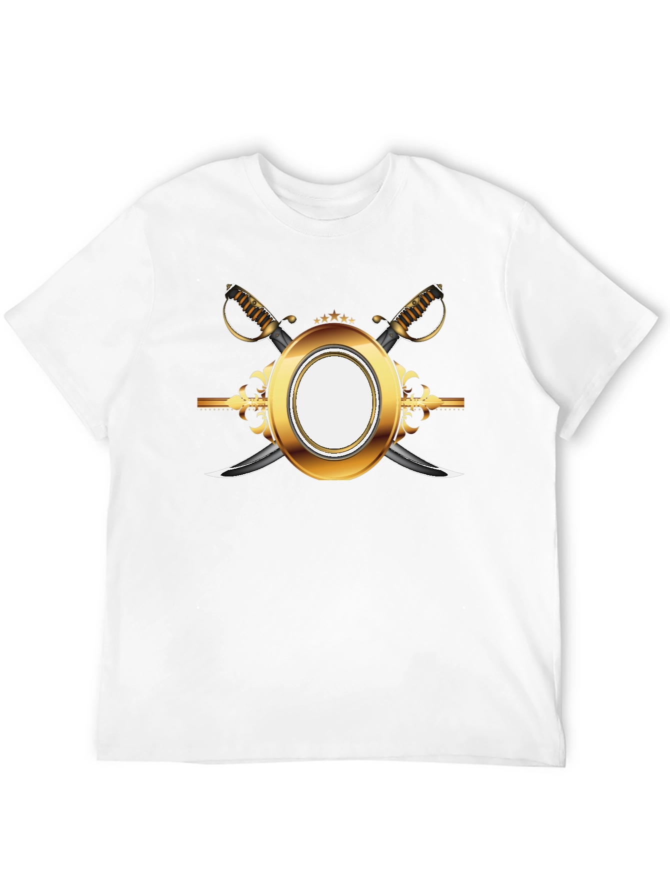 Gold Emblem Black T-Shirt