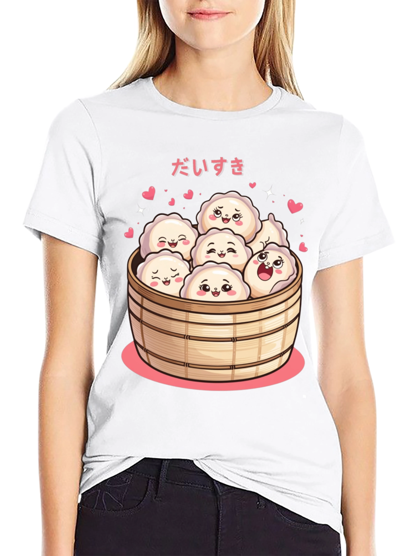 Kawaii Dumpling T-Shirt -  Daisuki Foodie Tee