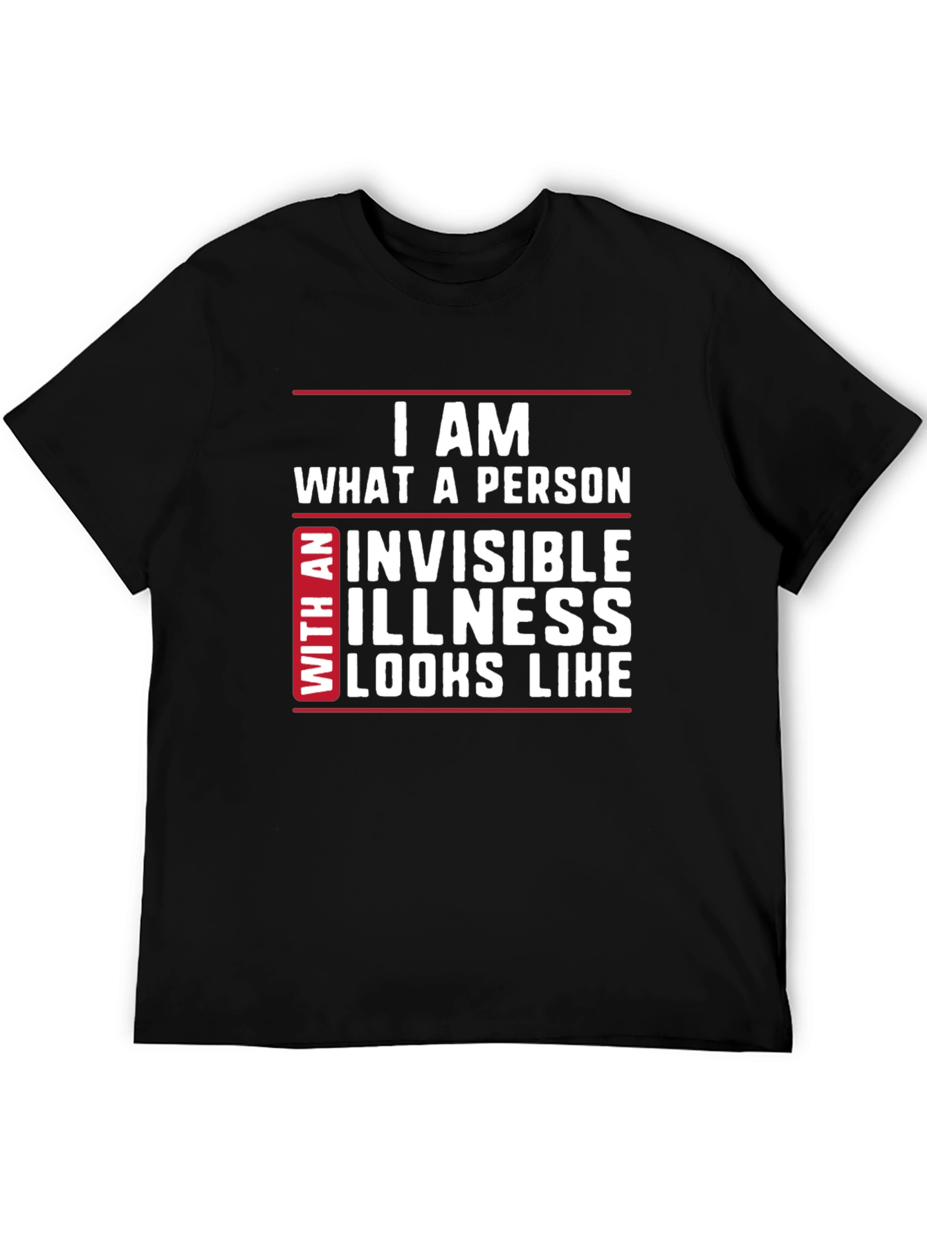 Invisible Illness Awareness T-Shirt - Black