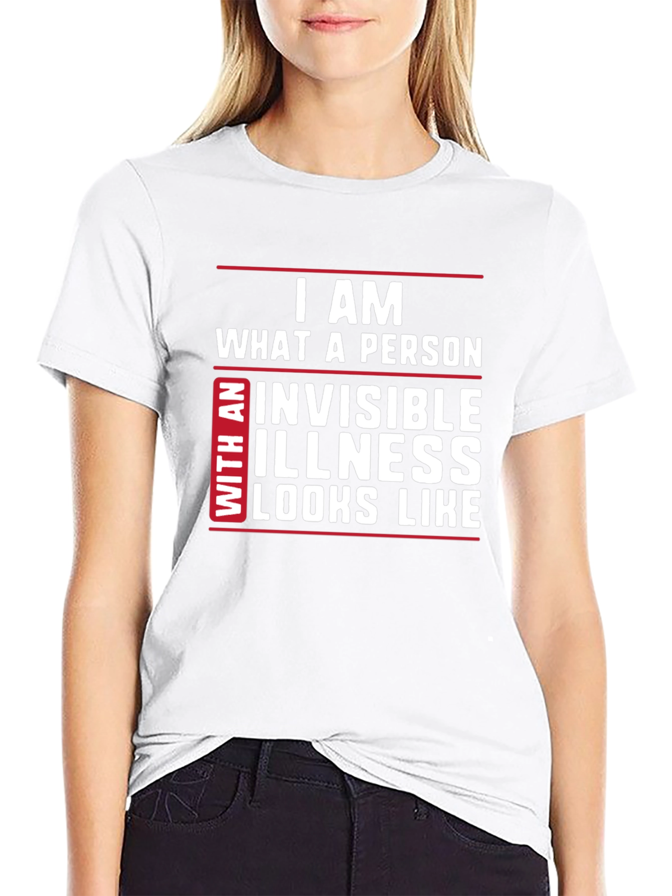 Invisible Illness Awareness T-Shirt - Black