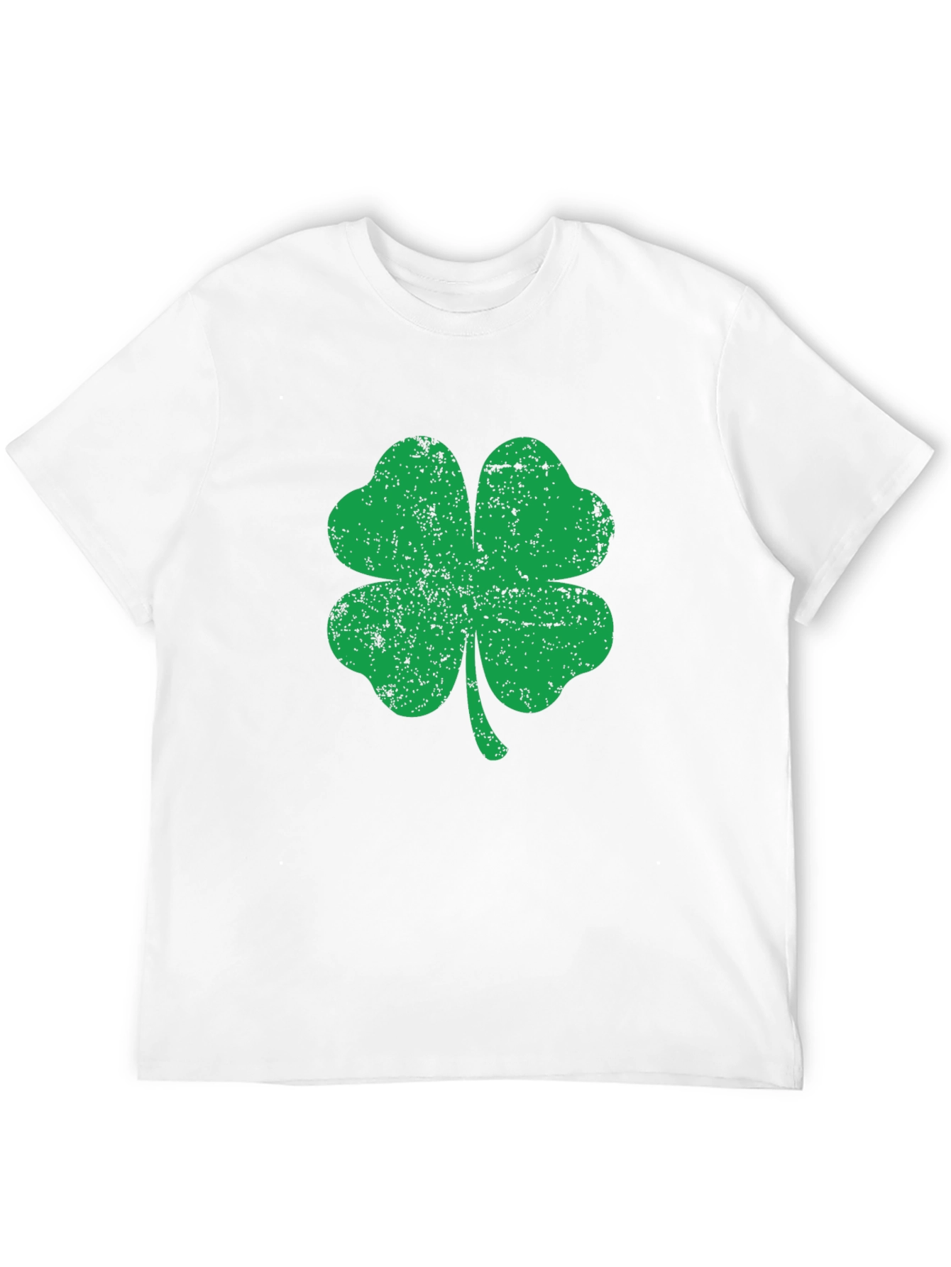 Lucky Shamrock Graphic Tee - Mens Black T-Shirt