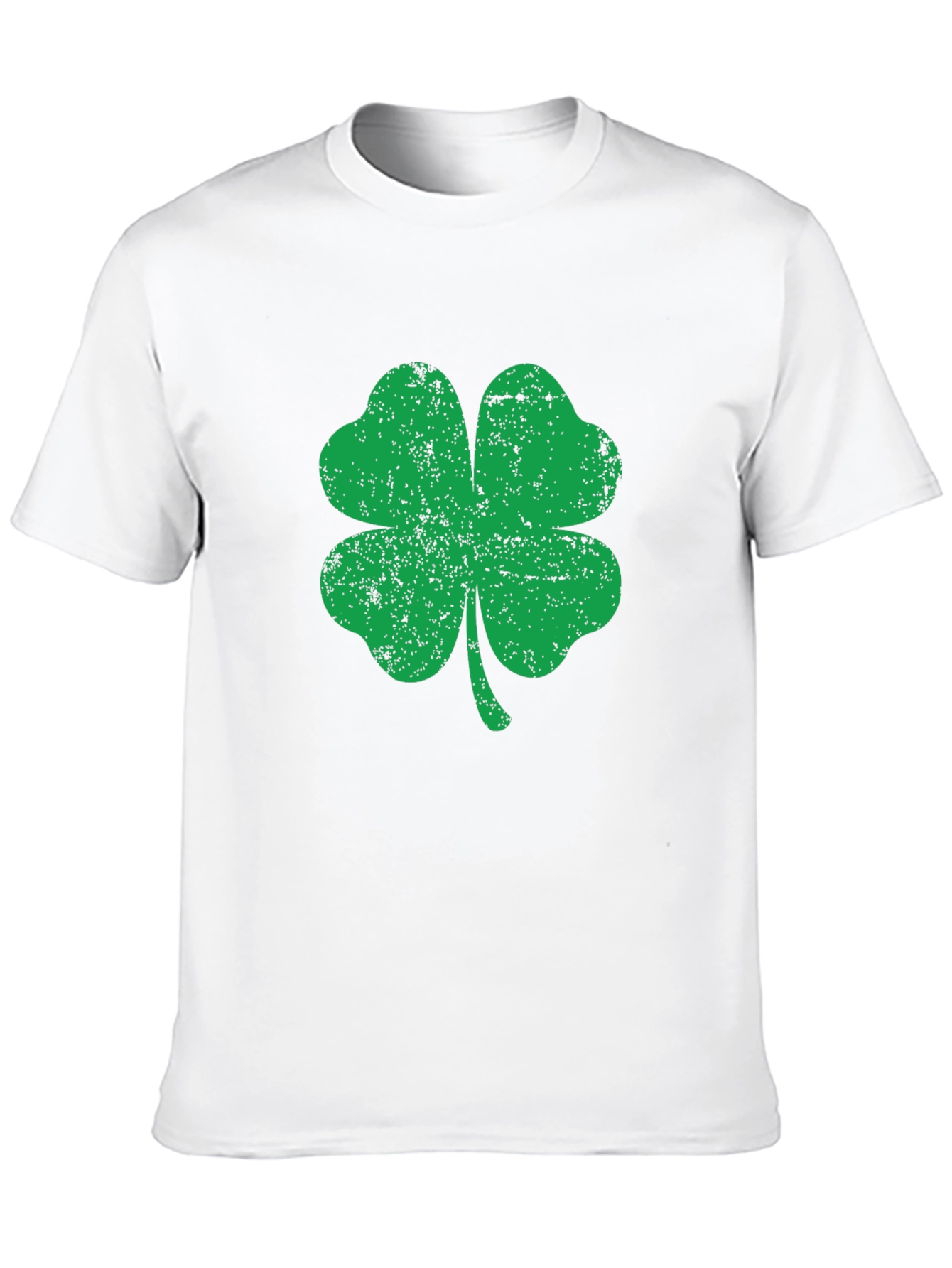 Lucky Shamrock Graphic Tee - Mens Black T-Shirt